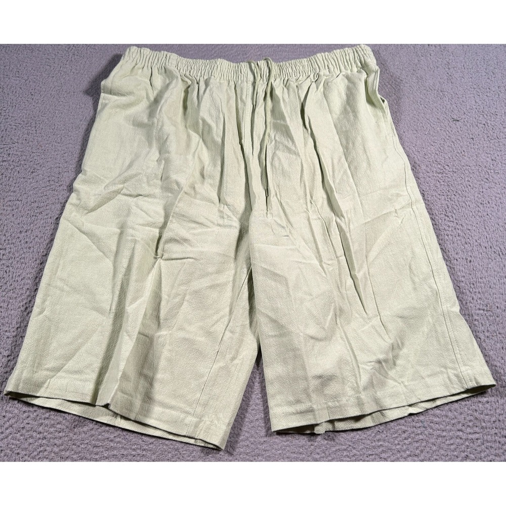 King Size Shorts Men 2XL Big Green Sweat Pocket Drawstring Athleisure Basketball